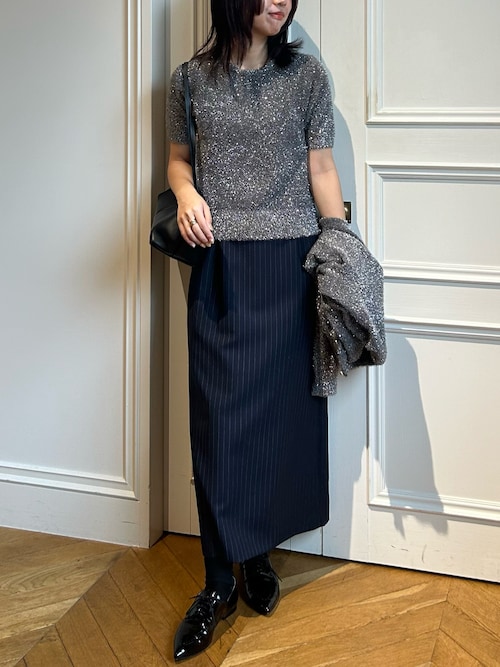 セール】ショートシャギーラメプルオーバー（ニット/セーター