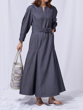 「春服デビュー宣言」｜「アイテム（ワンピース）」を使った、Takagi.Yさん（レディース・159cm）の春コーディネート