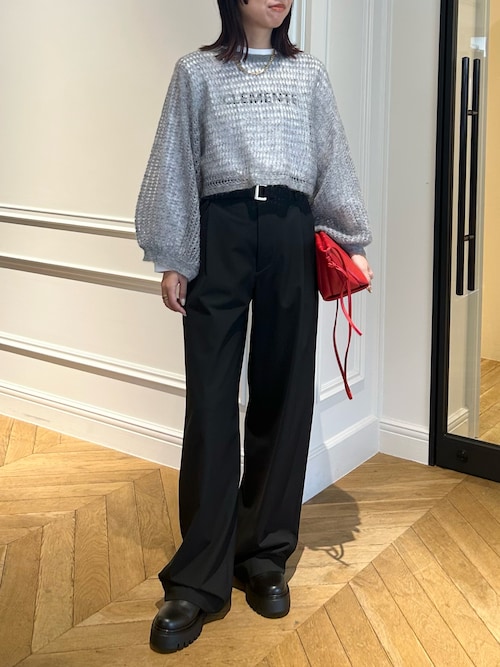 ニット セーター ドライモヘヤメッシュプルオーバー レディース allureville ニット セーター ドライモヘヤメッシュプルオーバー