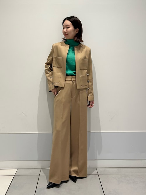 LOULOU WILLOUGHBY】コンパクトタートル長袖プルオーバー（ニット