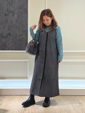 Uchino.150cmさん（レディース・150cm）の秋コーディネート