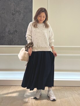Uchino.150cmさん（レディース・150cm）の秋コーディネート