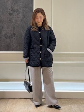 「Traditional Weatherwear」｜Uchino.150cmさん（レディース・150cm）の秋コーディネート
