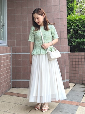 Uchino.150cmさん（レディース・150cm）の夏コーディネート