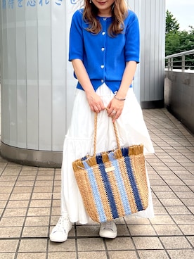 「fredy（フレディ）のアイテム」を使った、Uchino.150cmさん（レディース・150cm）の春コーディネート