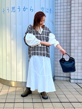 「fredyemue」｜Uchino.150cmさん（レディース・150cm）の冬コーディネート