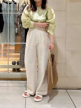 「PANIER（パニエ）のアイテム」を使った、Uchino.150cmさん（レディース・150cm）の夏コーディネート