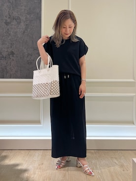 「Moon Bird（ムーンバード）のアイテム」を使った、Uchino.150cmさん（レディース・150cm）の夏コーディネート