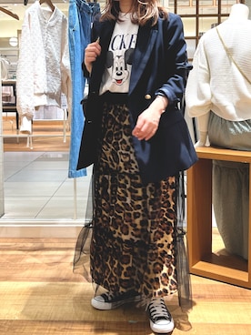 Uchino.150cmさん（レディース・150cm）の春コーディネート