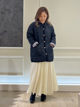 「Traditional Weatherwear」｜Uchino.150cmさん（レディース・150cm）の秋コーディネート