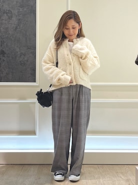 「GEVACO」｜「アイテム（パンツ）」を使った、Uchino.150cmさん（レディース・150cm）の秋コーディネート