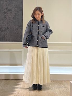 「Traditional Weatherwear」｜「アイテム（ブルゾン）」を使った、Uchino.150cmさん（レディース・150cm）の秋コーディネート