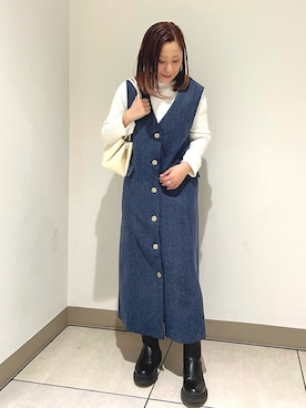 Uchino.150cmさん(レディース・150cm)の冬コーディネート