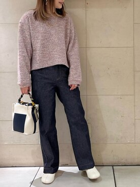 Uchino.150cmさん（レディース・150cm）の冬コーディネート