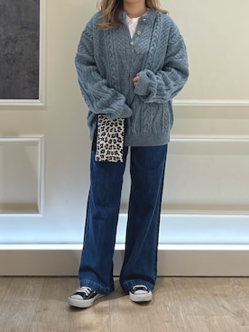 Uchino.150cmさん（レディース・150cm）の秋コーディネート