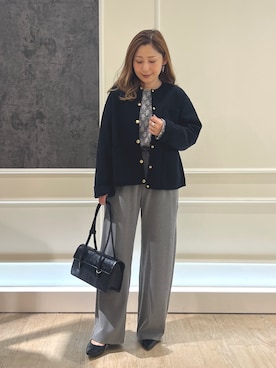 「Traditional Weatherwear」｜Uchino.150cmさん（レディース・150cm）の冬コーディネート