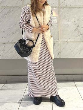 Uchino.150cmさん（レディース・150cm）の秋コーディネート