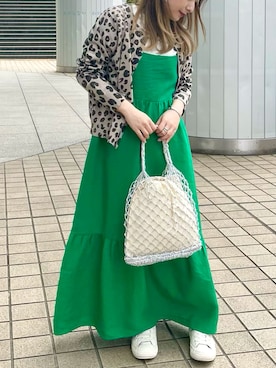 ワンピースを使った レオパード柄 の人気ファッションコーディネート Wear