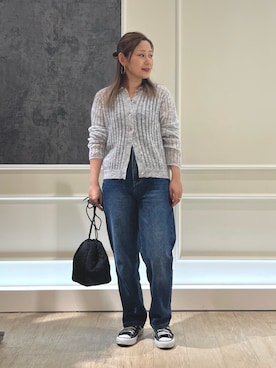 「PENDLETON（ペンドルトン）のアイテム（バッグ）」を使った、Uchino.150cmさん（レディース・150cm）の秋コーディネート