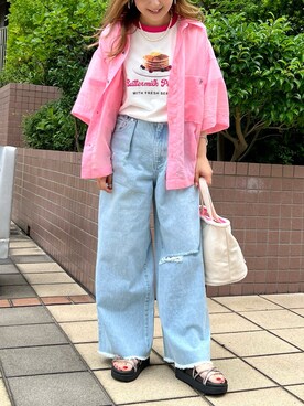 Uchino.150cmさん（レディース・150cm）の夏コーディネート