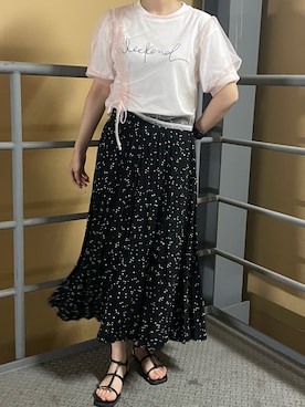 「グレイル」｜__.umbu.さん（レディース・158cm）の夏コーディネート