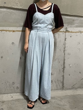 「AmbreNeige」｜__.umbu.さん（レディース・158cm）の夏コーディネート