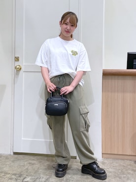 槌谷桃香さん（レディース・155cm）の夏コーディネート