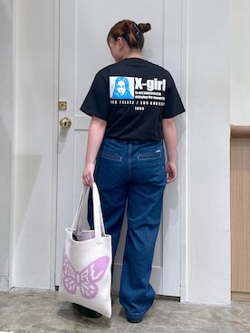 槌谷桃香さん（レディース・155cm）の夏コーディネート