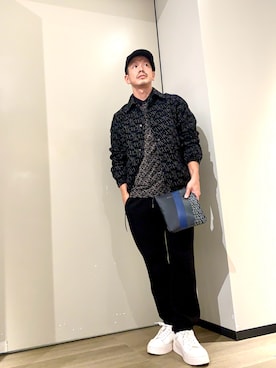 「アイテム（デニムジャケット）」を使った、TOI-Tさん（メンズ・170cm）の秋コーディネート