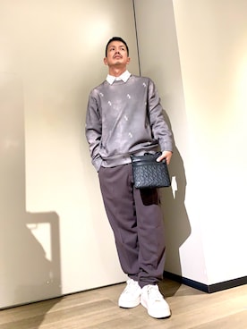 「アイテム（スウェット）」を使った、TOI-Tさん（メンズ・170cm）の秋コーディネート