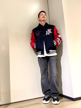 「アイテム（ブルゾン）」を使った、TOI-Tさん（メンズ・170cm）の秋コーディネート