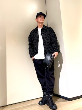 「アイテム（スウェットパンツ）」を使った、TOI-Tさん（メンズ・170cm）の秋コーディネート