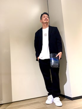「アイテム（ボディバッグ/ウエストポーチ）」を使った、TOI-Tさん（メンズ・170cm）の秋コーディネート