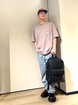 「アイテム（バッグ）」を使った、TOI-Tさん（メンズ・170cm）の冬コーディネート