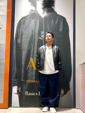 「armaniexchange」｜TOI-Tさん（メンズ・170cm）の秋コーディネート