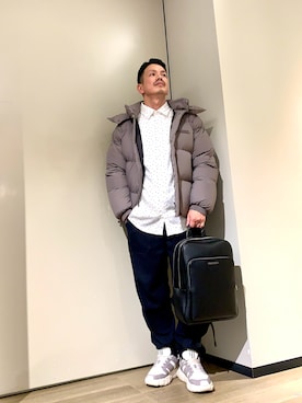 「ウールパンツ」｜「アイテム（ジャケット/アウター）」を使った、TOI-Tさん（メンズ・170cm）の冬コーディネート