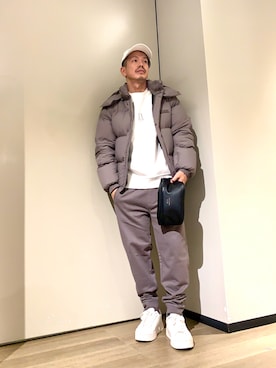 「アイテム（スウェットパンツ）」を使った、TOI-Tさん（メンズ・170cm）の秋コーディネート