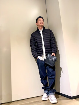 「アイテム（ダウンジャケット/コート）」を使った、TOI-Tさん（メンズ・170cm）の秋コーディネート