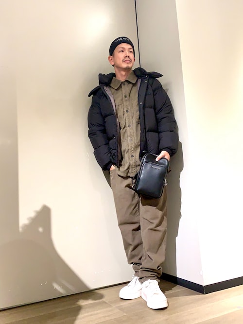 A|X アルマーニ エクスチェンジ】ICON フーデッドダウンジャケット