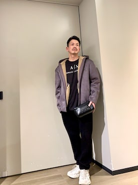 「アイテム（バッグ）」を使った、TOI-Tさん（メンズ・170cm）の冬コーディネート