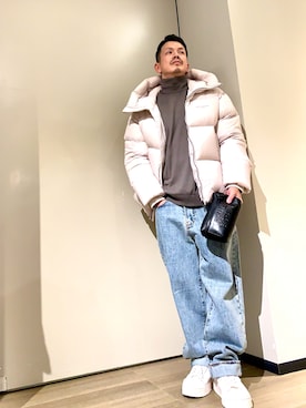 「アイテム（デニムパンツ）」を使った、TOI-Tさん（メンズ・170cm）の秋コーディネート