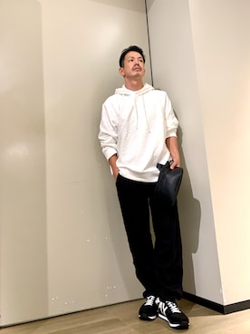 「ARMANI EXCHANGE（アルマーニエクスチェンジ）のアイテム」を使った、TOI-Tさん（メンズ・170cm）の夏コーディネート