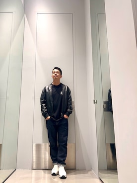 「armaniexchange」｜TOI-Tさん（メンズ・170cm）の秋コーディネート
