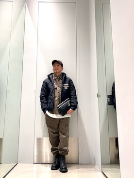 「armaniexchange」｜TOI-Tさん（メンズ・170cm）の秋コーディネート