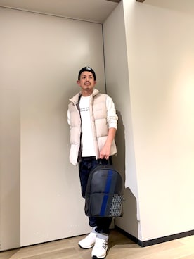 「アイテム（バッグ）」を使った、TOI-Tさん（メンズ・170cm）の冬コーディネート