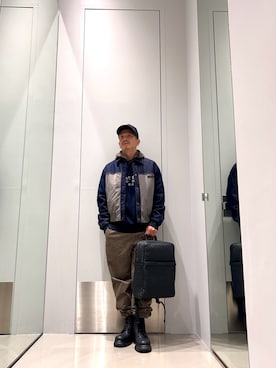 「armaniexchange」｜TOI-Tさん（メンズ・170cm）の秋コーディネート