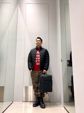 「ARMANIEXCHANGE」｜TOI-Tさん（メンズ・170cm）の秋コーディネート