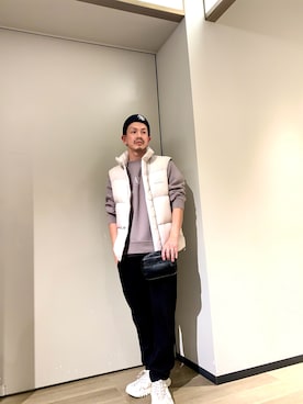 「アイテム（帽子）」を使った、TOI-Tさん（メンズ・170cm）の冬コーディネート