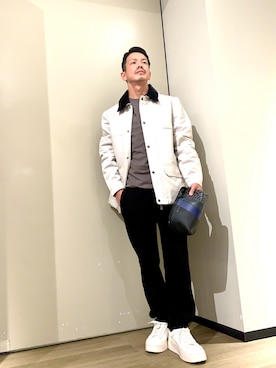「アイテム（バッグ）」を使った、TOI-Tさん（メンズ・170cm）の秋コーディネート
