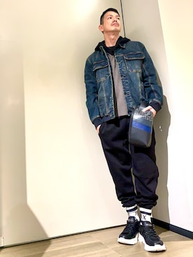 「アイテム（バッグ）」を使った、TOI-Tさん（メンズ・170cm）の秋コーディネート